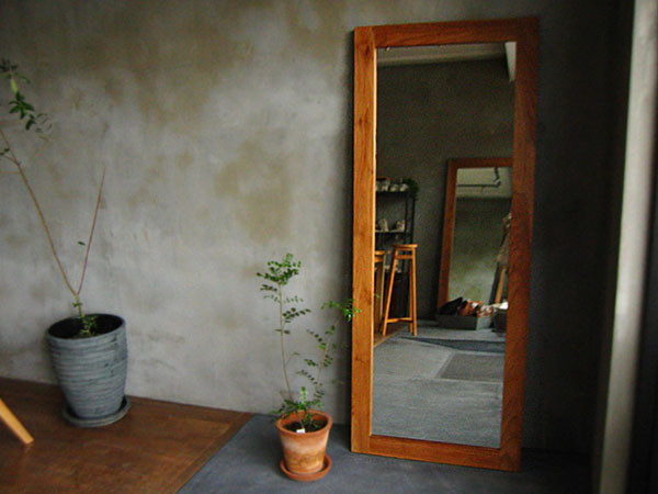 old teak mirror M / オールドチークミラー M