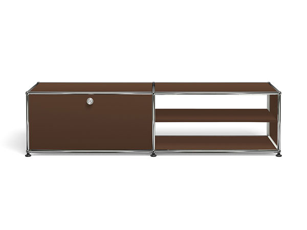 USM Haller  TV Board / USMハラー テレビボード  W / D / H：1523 / 373 / 390mm  ドロップダウンドア × 1、ディバイダーシェルフ × 1