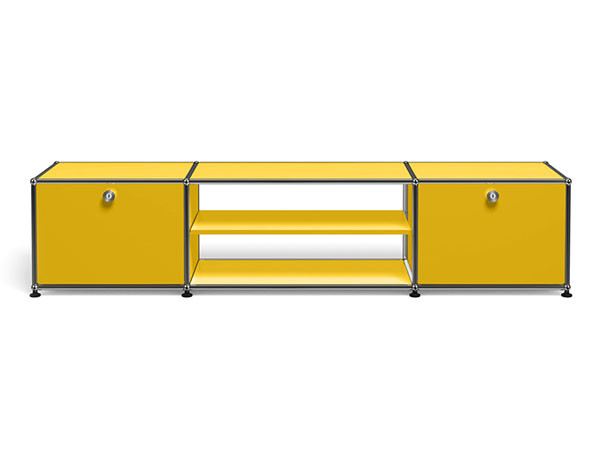 USM Haller  TV Board / USMハラー テレビボード  W / D / H：1773 / 373 / 390mm  ドロップダウンドア × 2、ディバイダーシェルフ × 1