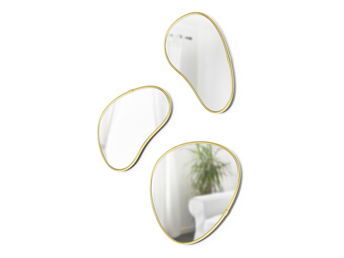 Hubba Pebble Mirror Set of 3 / フーバ ぺブル ミラー 3セット