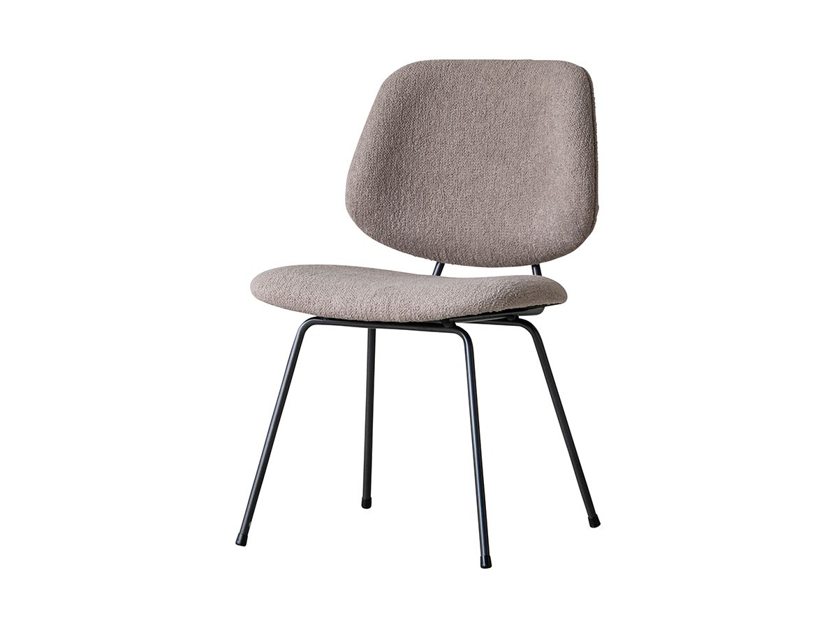 ABOCK CHAIR / アボック チェア 肘無（ブークレ / ブラックフレーム）